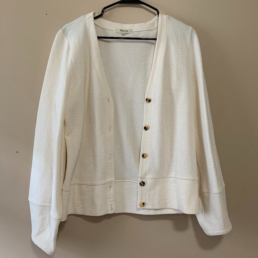 Pieced-Sleeve Cardigan | Madewell